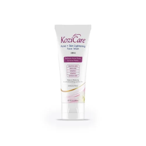 Image of Kozicare Kojic Acid Face Wash with 2% Salicylic Acid and Glycolic Acid for Acne