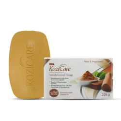 Kozicare Sandalwood Soap with Kojic Acid and Glutathione Pack of 3