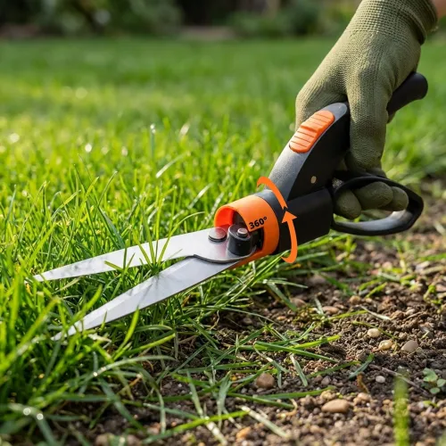 Image of Kraft Seeds Grass Shear 360 Degree Garden Grass Cutter Tools and Plant Cutting