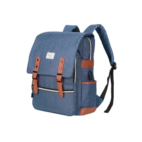 Image of Kraptick Canvas Vintage Laptop Backpack