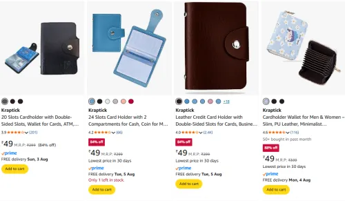 Image of Kraptick Card Holder Starting @ ₹49