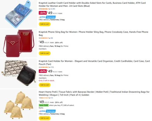 Image of Kraptick Leather wallet & Accessorie starting @ ₹49