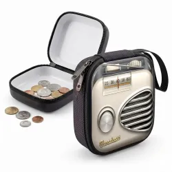 Kraptick Multipurpose Coin Pouch for Men & Women, Compact Coin Organiser, Cash & Coin Holder Pouch, Stylish Mini Money Pouch for Everyday Use (Print)