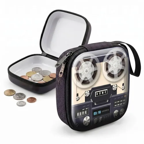 Image of Kraptick Multipurpose Compact Coin Cash Holder Money Pouch