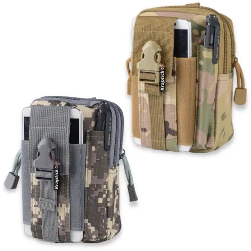 Image of Kraptick Water-Resistant Waist Bag Combo (2, Camouflage)