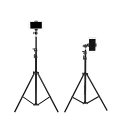 Kratos Premium 84 Inch (7 feet) Tripod Stand, Adjustable and Portable Design with Mobile Clip Holder Perfect for Ring Li