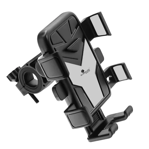Image of Kratos B4 Mobile Holder for Bike with One Click Locking, 360° Rotation, Secure Grip Design, Shock Proof Cushioning Pad P