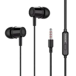 Kratos E02 Black Wired Earphones 
