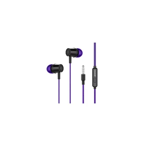 Image of Kratos E02 Purple Wired Earphones 