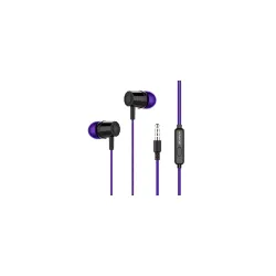 Kratos E02 Purple Wired Earphones 