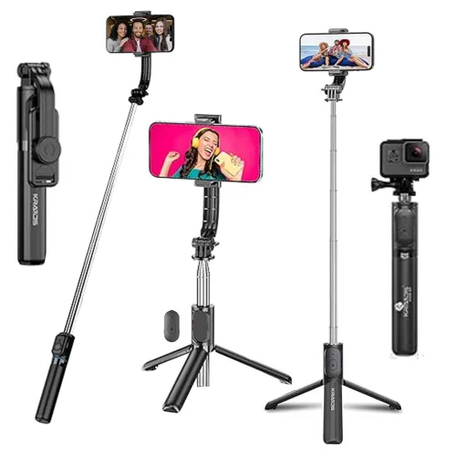 Image of Kratos Extendable Selfie Stick Tripod Stand