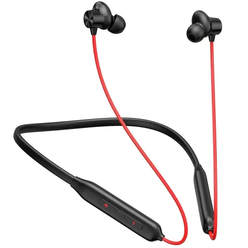 Image of Kratos N4 Bluetooth Neckband with 52H Playtime, Deep Bass, Stereo Sound, HD Calls, Magnetic Earbuds, Type-C Fast Chargin