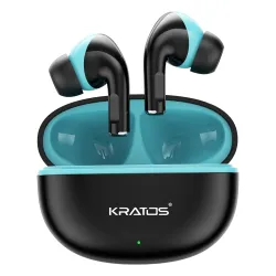 Kratos Pop Ear Buds Wireless with 50H Playtime Noise Isolation & Clear Calls,