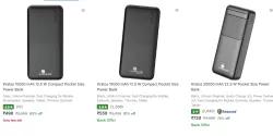 Kratos Power Banks Starting @ ₹498