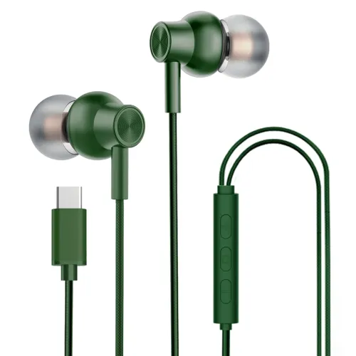 Image of Kratos Tune V6 C Type Earphones Wired Headphones with Mic