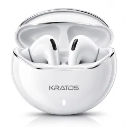 Kratos TW02 Ear Buds Wireless with 60H Playtime, Noise Isolation & Clear Calls, Bluetooth Earbuds with Voice Assistant, 