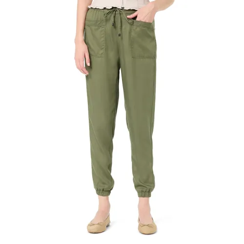 Image of KRAUS JEANS Women's Cotton Comfort Fit High-Rise Ankle Length Jogger (WPB-198)