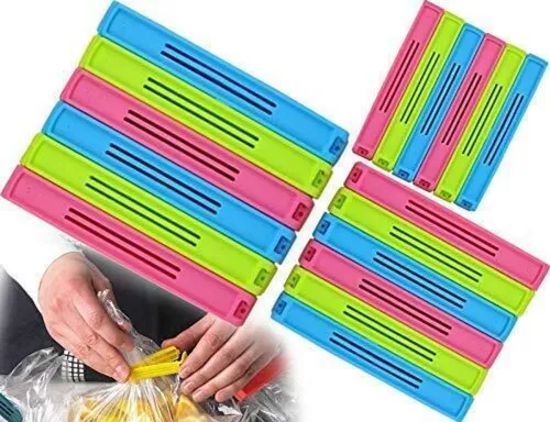 Image of KRAZE Plastic Food Snack Bag Pouch Clip Sealer-X20