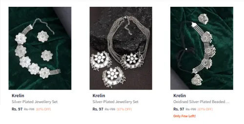 Image of Krelin Jewellery Set starting at ₹97
