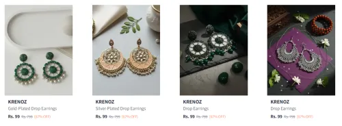 Image of Krenoz Earrings Starting at ₹99