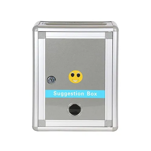 Image of KREVIA Plastic Wall-mounted Suggestion Box with Lock | Complaint Storage Container for Voting,