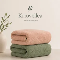 KRIOVELLEA Microfiber 500 GSM Bath, Sport, Beach Towel