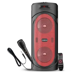Krisons 4 RedStar Double Woofer 40W Multi-Media Bluetooth Party Speaker