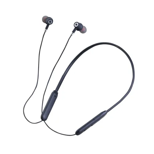 Image of Krisons Zytel-MB19 Neck Band 10mm Driver | Battery Life 40 Hours | with Micro USB Charge | IPX4 Water Resistant | with M