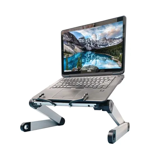 Image of Kriva Adjustable Aluminum Book Holder Laptop Stand Portable