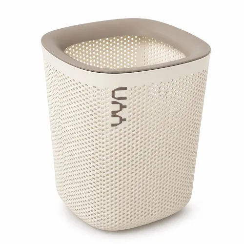 Image of Kriva Plastic Square Open Top Trash Can | 12L 