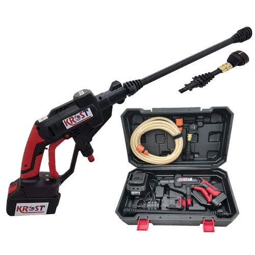 Image of KROST 20V Compact & Portable Design 1800-Watt Cordless High Pressure Washer Motor Power.