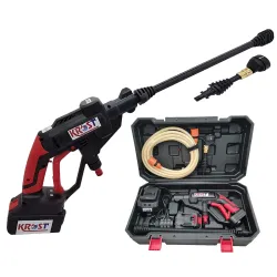 KROST 20V Compact & Portable Design 1800-Watt Cordless High Pressure Washer Motor Power.
