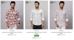KRUMPER Men Print Regular Fit Shirt Starting At ₹240