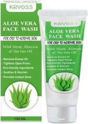 Kryoss Aloevera (100 ml) Face Wash  (100 ml)