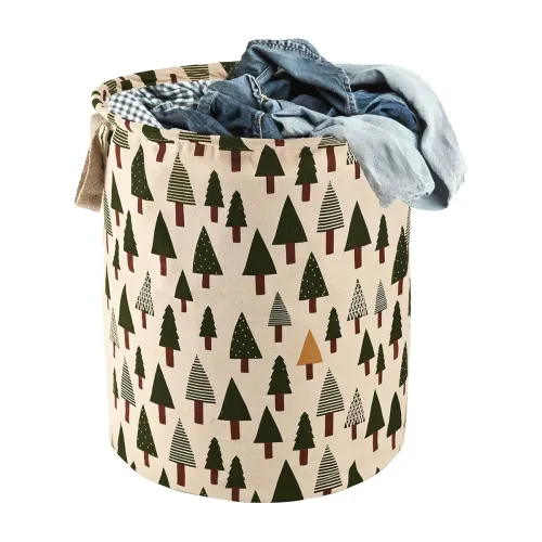 Image of Kuber Foldable Laundry Basket 60L Green
