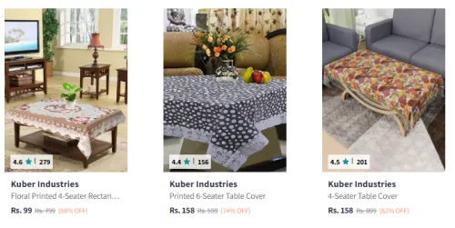 Image of Kuber Industrial Table Cover Starting @ ₹99