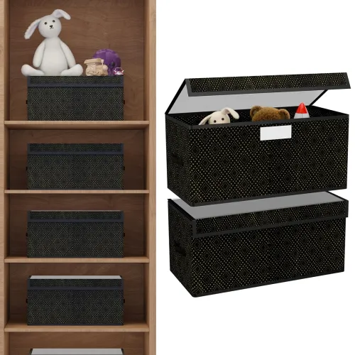 Image of Kuber Industries 2 Pcs Storage Box 