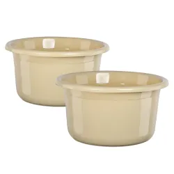 Kuber Industries 2 Pcs Plastic 25 Ltr Bathtub