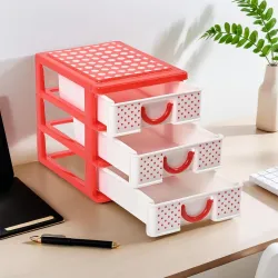 Kuber Industries 3-Tier Drawer