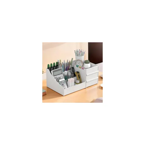 Image of Kuber Industries 8 Compartments Stationary Oragnizers