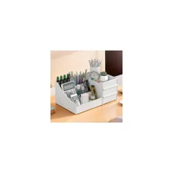 Kuber Industries 8 Compartments Stationary Oragnizers