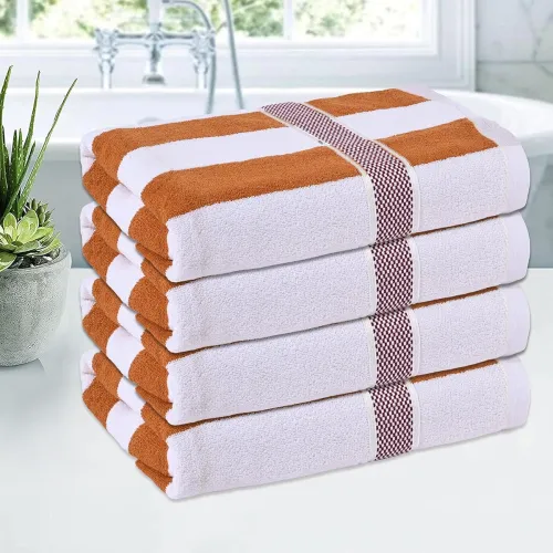 Image of Kuber Industries Pack of 4 Bath Towels 