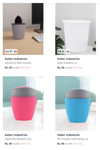 Image of Kuber Industries Bins at starting @₹99