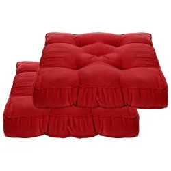 Kuber Industries Chair Pad Pack of 2