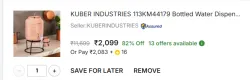 KUBER INDUSTRIES Copper Water Dispenser