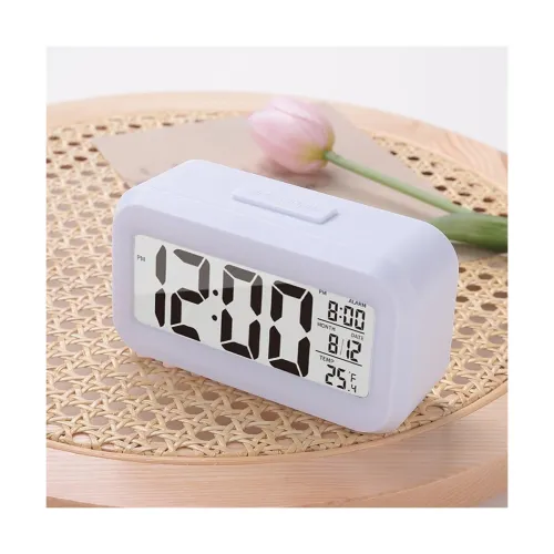 Image of Kuber Industries Digital Alarm Clock (White)