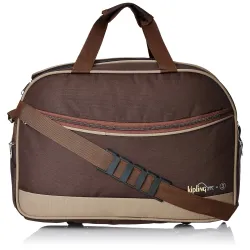 Kuber Industries Fabric 55 cms Brown Travel Duffle (KI19133)