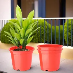 Kuber Industries Flower Pots Pack of 3