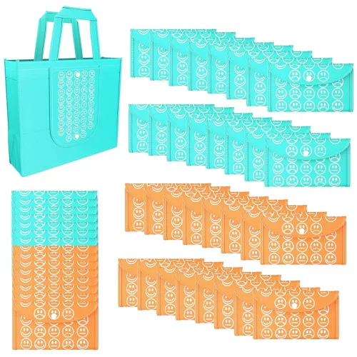 Image of Kuber Industries Foldable Shopping Bags Pack of 96