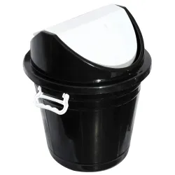 Kuber Industries Plastic Swing Lid Garbage Waste Dustbin for Home